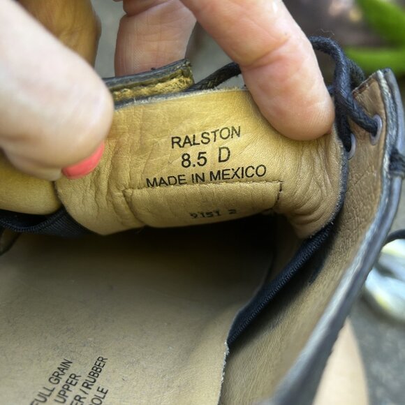 Sutro San Francisco Hand Crafted Goodyear Welts Gray Oxford Shoes Size 8.5 D - Picture 8 of 13